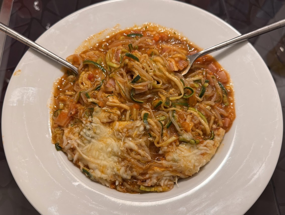 Zoodle Sprossen Bolognese