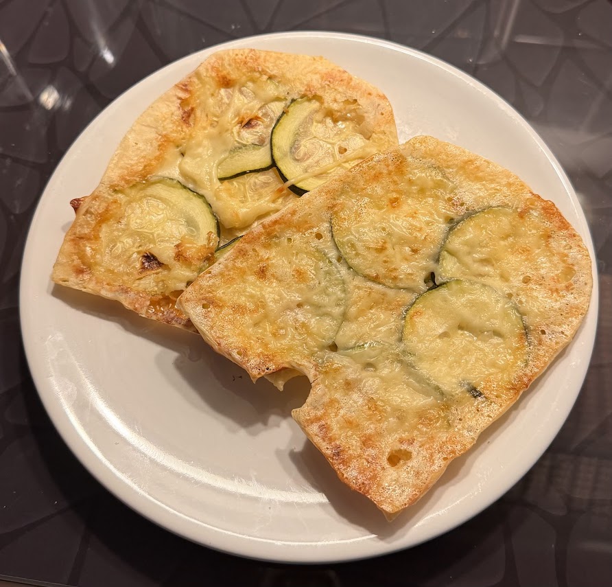Zucchini-Käse Stullen aus dem Airfryer